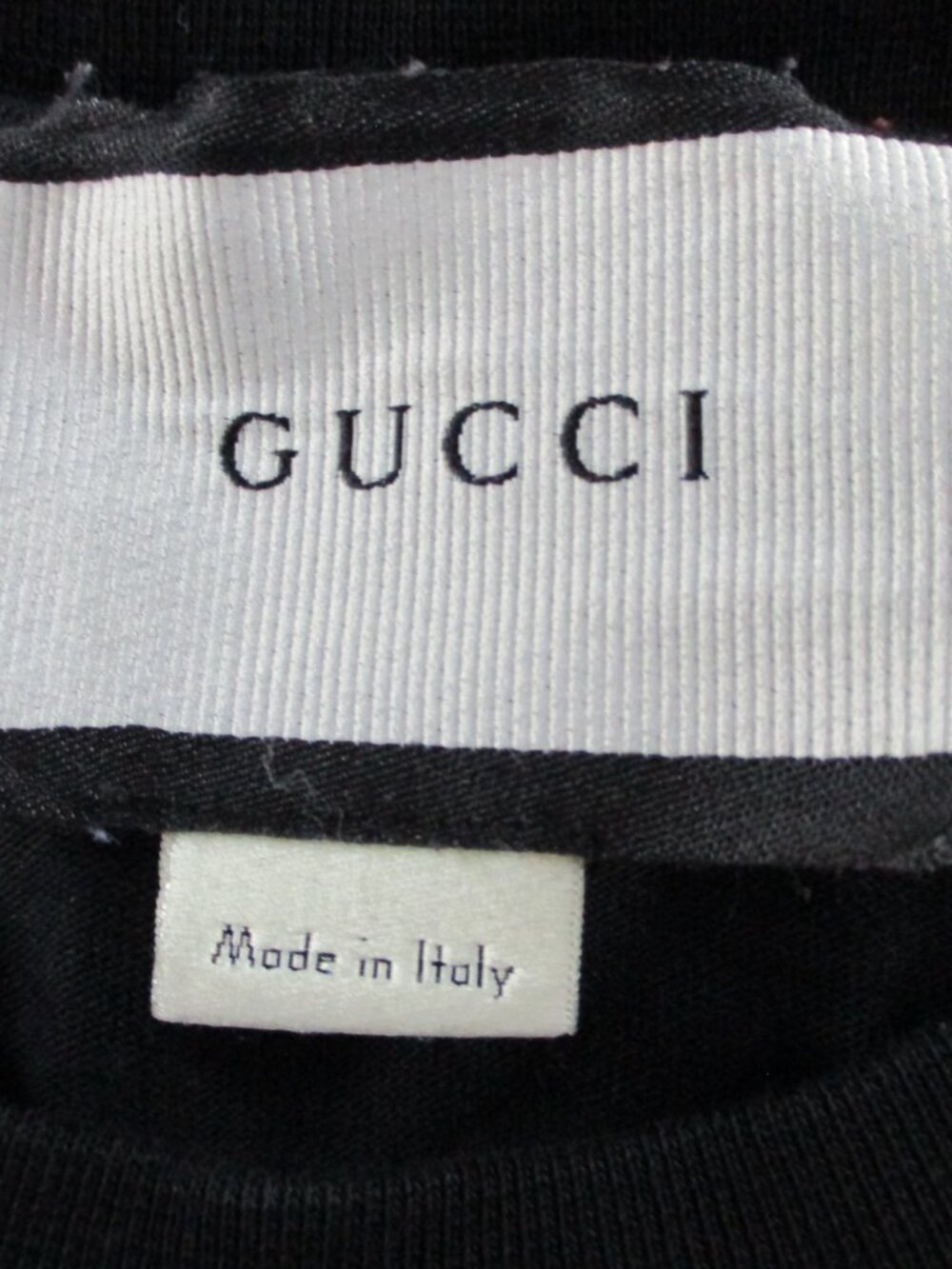 Gucci T Shirt Adult Medium Black Orange Tiger Logo Interlock Graphic Print Tee - Picture 5 of 12